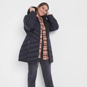 Perfect for Fall/Winter! Prima Packable Puffer Jacket (Black)